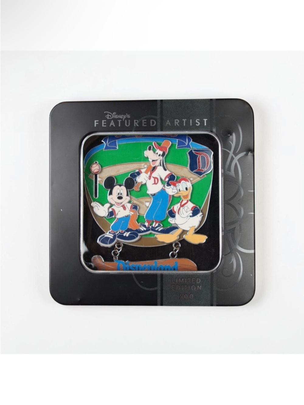 Disney Featured Artist By Steve Zollman-Jumbo Pin "Let's Play Two" LE 500 New